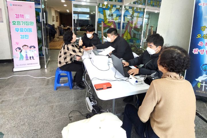 [횡성=뉴시스] 강림실버대학 결핵검진·감염병 예방 교육. (사진=횡성군 제공) 2026.03.18. photo@newsis.com *재판매 및 DB 금지