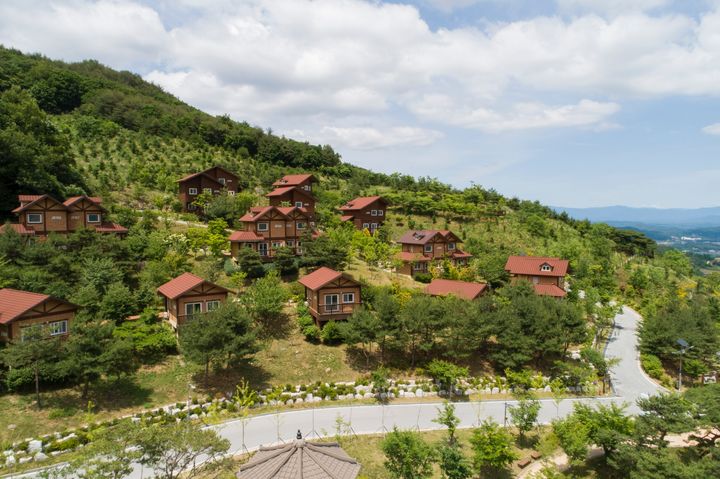 [대전=뉴시스] 국립산림치유원 주치지구 전경. *재판매 및 DB 금지