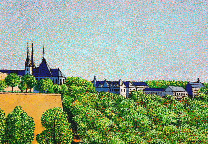 Luxembourg, 65×45.5cm, Oil on canvas, 2021, 450만원 *재판매 및 DB 금지