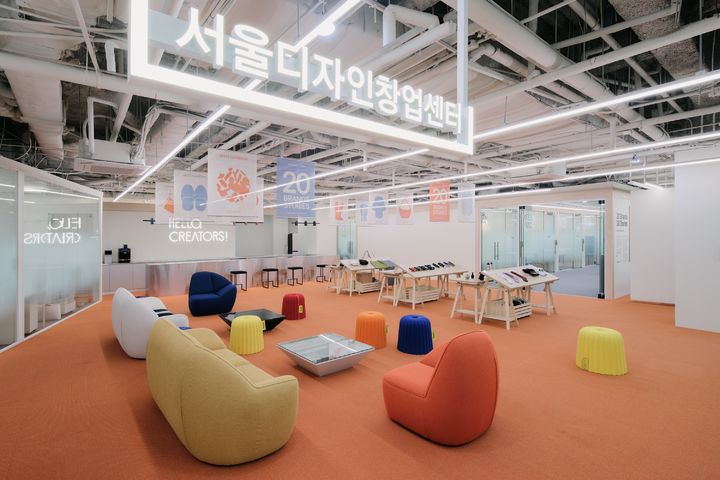 [뉴시스] 동대문캠퍼스 라운지 모습. (사진=서울디자인재단) *재판매 및 DB 금지