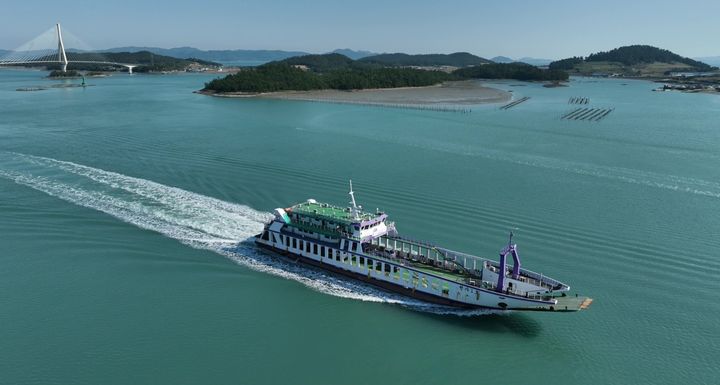 [신안=뉴시스]신안교통재단 '천사1호'. *재판매 및 DB 금지