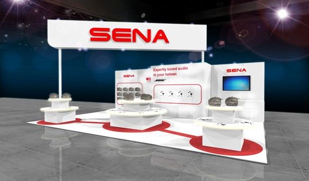 '도쿄 모터사이클 쇼 2026' 세나테크놀로지 홍보 부스. (사진=세나테크놀로지) *재판매 및 DB 금지