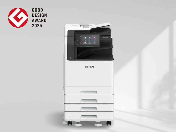 [서울=뉴시스]후지필름BI는 A3 컬러 복합기 아페오스 시리즈로 '2025 굿 디자인 어워드'를 수상했다. (사진=후지필름BI 제공) 2026.03.19. photo@newsis.com *재판매 및 DB 금지