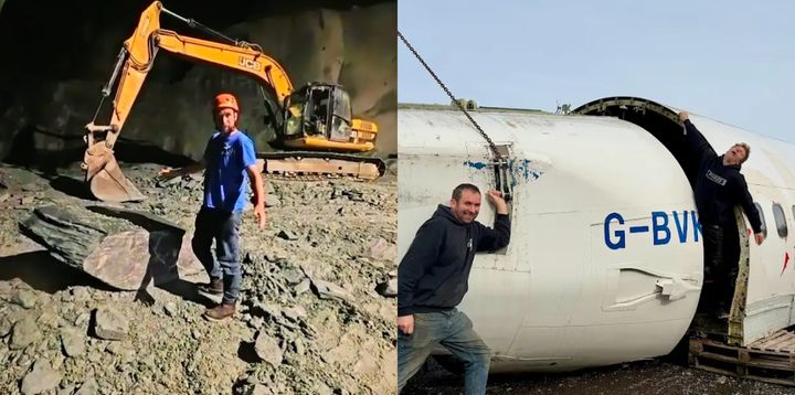 [서울=뉴시스] 영국 더비셔 힐튼에 거주하는 엔지니어 겸 유튜버 데이브 빌링스(44)는 제3차 세계대전을 대비해 핵폭발 낙진을 피할 지하 벙커를 직접 제작하고 있다. 사진 데이브 빌링스 유튜브 캡처 *재판매 및 DB 금지