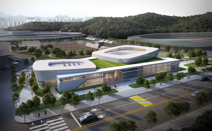 군산 월명국민체육센터 설계 공모당선작(조감도) *재판매 및 DB 금지