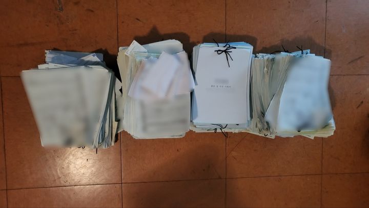 [부산=뉴시스] 출동 및 처치기록지. (사진=부산경찰청 제공) 2026.03.19. photo@newsis.com *재판매 및 DB 금지