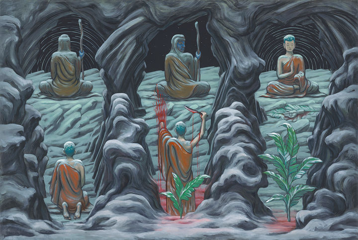 혜가단비도 2026 Oil on canvas 130.5 x 194 cm Courtesy of the artist and Kukje Gallery 사진: 안천호 국제갤러리 *재판매 및 DB 금지