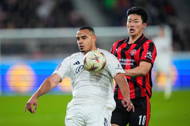 [헤르닝=AP/뉴시스]미트윌란 조규성. 2026.03.19.