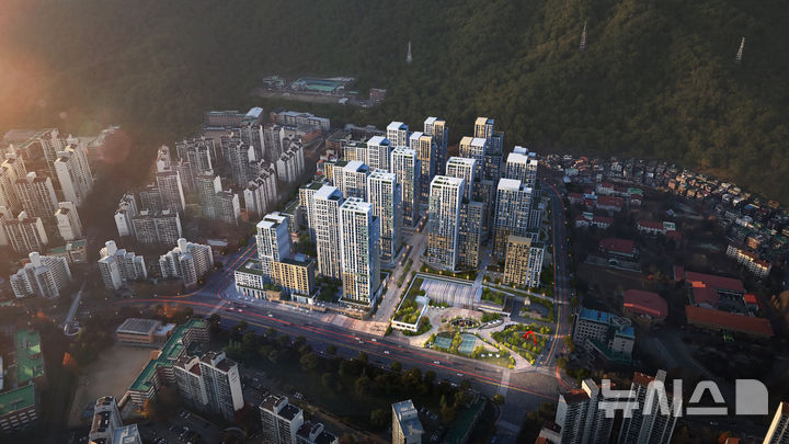 [서울=뉴시스] 군포산본 선도지구 9-2구역 조감도. (자료= 한국토지주택공사 제공)