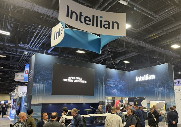 지난해 미국 새틀라이트 전시회 전경. (사진=인텔리안테크) *재판매 및 DB 금지
