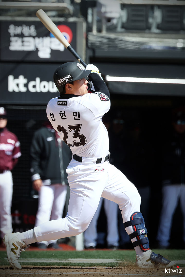 [서울=뉴시스] 프로야구 KT 위즈 안현민. (사진=KT 제공). 2026.03.19. *재판매 및 DB 금지