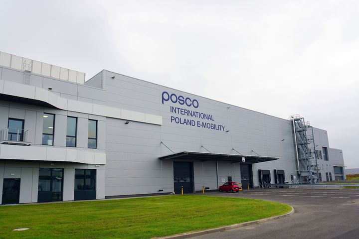 [서울=뉴시스] 포스코인터내셔널의 구동모터코어 폴란드 공장 전경. (사진=포스코인터내셔널 제공) photo@newsis.com *재판매 및 DB 금지
