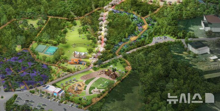 [경기광주=뉴시스] 이천시 노성산 자연휴양림 체류형 휴양단지 조감도 (사진=광주시 제공) 2026.03.20.photo@newsis.com