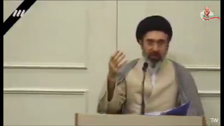 [서울=뉴시스] 이란 국영방송이 아야톨라 모즈타바 하메네이 최고지도자가 등장하는 영상을 최초로 공개했다. 다만 촬영 시점은 알 수 없다. (사진=IRIB 엑스 캡처) 2026.03.20.