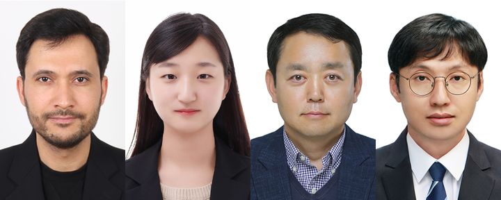 [서울=뉴시스] (왼쪽부터) 성균관대 투파일 하산 박사(제1저자), 전북대 이도연 연구원(제1저자), 성균관대 구종민 교수, 전북대 권한중 교수. (사진=성균관대 제공) 2026.03.20. photo@newsis.com *재판매 및 DB 금지
