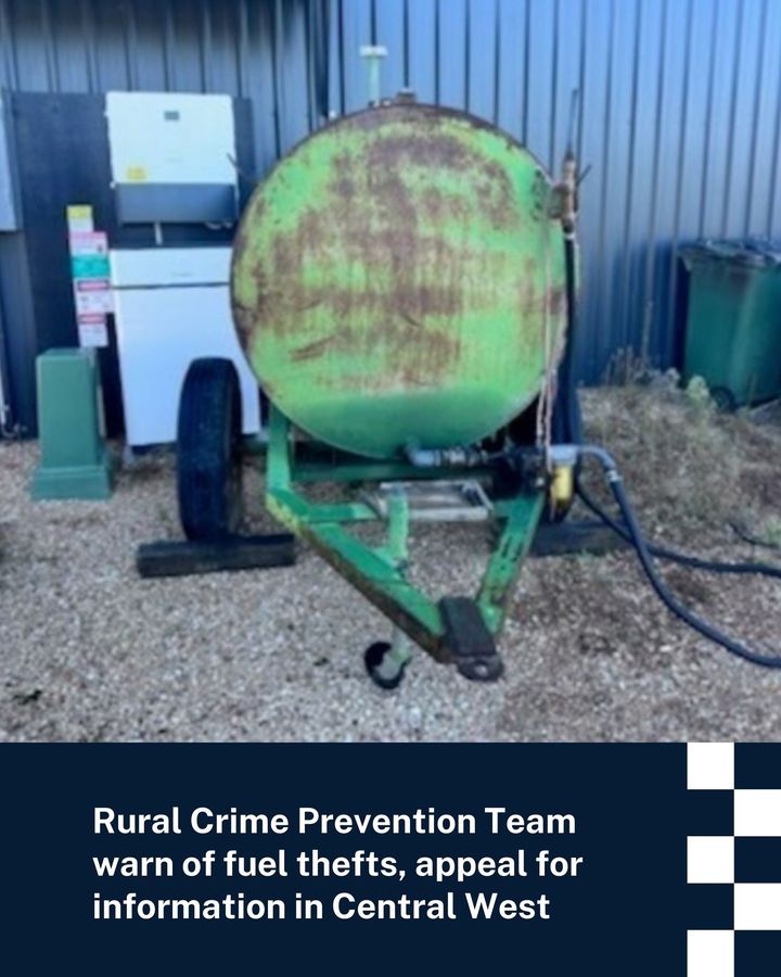 [서울=뉴시스] 최근 호주 ABC, 뉴스닷컴 등 현지 매체들에 따르면 뉴사우스웨일스(NSW) 경찰 농촌범죄 전담팀은 최근 2주 사이 농가에서 경유 도난 신고가 잇따르고 있다고 밝혔다. (사진=NSW 농촌범죄 전담팀 페이스북 캡처) *재판매 및 DB 금지