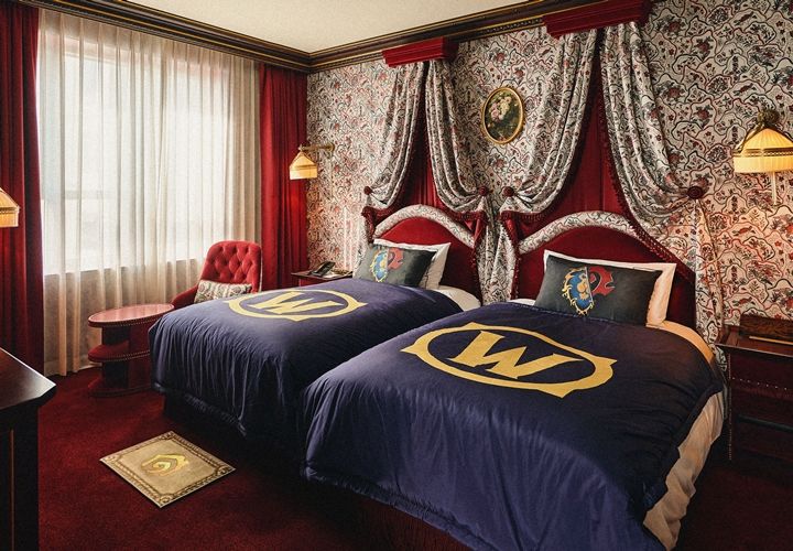 [서울=뉴시스] 레스케이프 블리자드 협업 테마룸.(사진=레스케이프 제공) *재판매 및 DB 금지