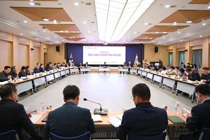 [김천=뉴시스] 국·도비 확보 보고회. (사진=김천시 제공) 2026.03.20 photo@newsis.com *재판매 및 DB 금지