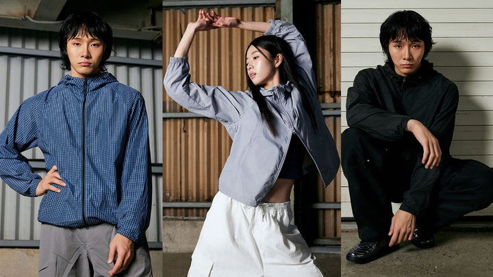 [서울=뉴시스] 이랜드 스파오가 무용수 '기무간'과 함께한 '윈드브레이커' 화보 (사진=이랜드 제공) 2026.03.20. photo@newsis.com *재판매 및 DB 금지