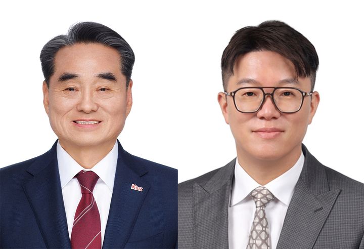 [서울=뉴시스]이상우(왼쪽) 아이엔아이 대표이사와 윤상용 쟈뎅 대표이사.(사진=중소기업중앙회 제공) 2026.03.22. photo@newsis.com *재판매 및 DB 금지