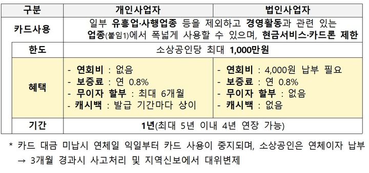 [서울=뉴시스] '소상공인 비즈플러스카드 지원사업' (사진=중소벤처기업부 제공) 2026.03.22. photo@newsis.com *재판매 및 DB 금지