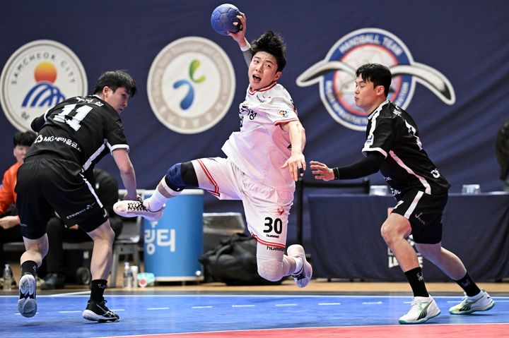 [서울=뉴시스] 핸드볼 하남시청의 이병주. (사진=한국핸드볼연맹 제공) 2026.03.20. photo@newsis.com *재판매 및 DB 금지