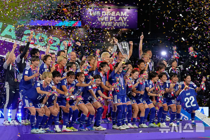 [시드니=AP/뉴시스] 일본 여자 축구 대표팀. 2026.03.21.