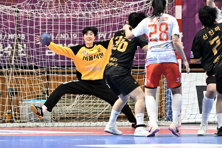 [서울=뉴시스] 여자 핸드볼 서울시청의 정진희. (사진=한국핸드볼연맹 제공) 2026.03.21. photo@newsis.com *재판매 및 DB 금지