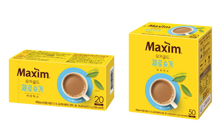 [서울=뉴시스] 맥심 모카골드 제로슈거 커피믹스. (사진=동서식품 제공) *재판매 및 DB 금지