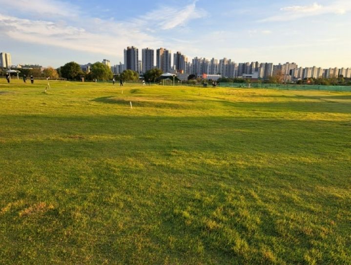 [아산=뉴시스] 충남 아산시 이순신파크골프장 모습. (사진=아산시 제공) 2026.03.23 photo@newsis.com *재판매 및 DB 금지