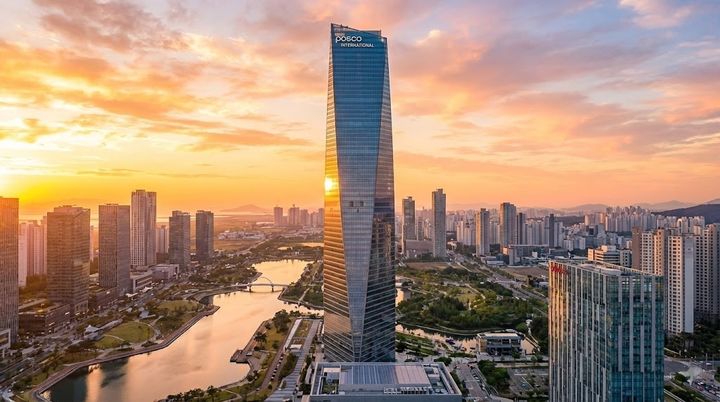 [서울=뉴시스] 인천 연수구 송도동에 있는 포스코인터내셔널 본사 모습. (사진=포스코인터내셔널 제공) photo@newsis.com *재판매 및 DB 금지