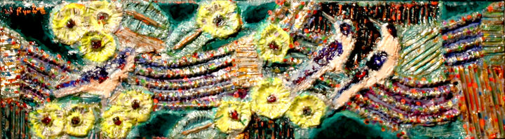 생·놀이-愛, 20×72cm, 알루미늄·혼합재료, 2023, 400만원 *재판매 및 DB 금지