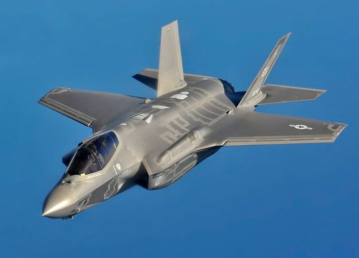 [서울=뉴시스] 미국 공군의 F-35A 스텔스 전투기.(출처: 위키피디아) 2026.03.23. *재판매 및 DB 금지