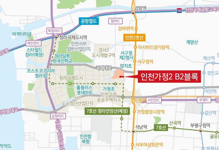인천가정2 B2 위치도 *재판매 및 DB 금지