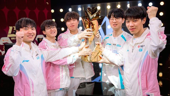 퍼스트 스탠드 우승을 차지한 빌리빌리 게이밍 (사진=라이엇 게임즈 제공) *재판매 및 DB 금지