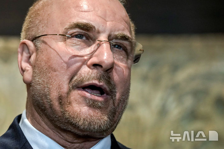 [AP/뉴시스] 이란 모하마드 바게르 갈라바프 국회의장 2024년 10월 자료사진