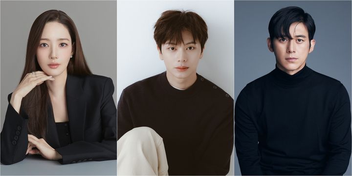 [서울=뉴시스] 왼쪽부터 배우 박민영, 육성재, 고수. (사진=각 소속사 제공) 2026.03.24. photo@newsis.com *재판매 및 DB 금지