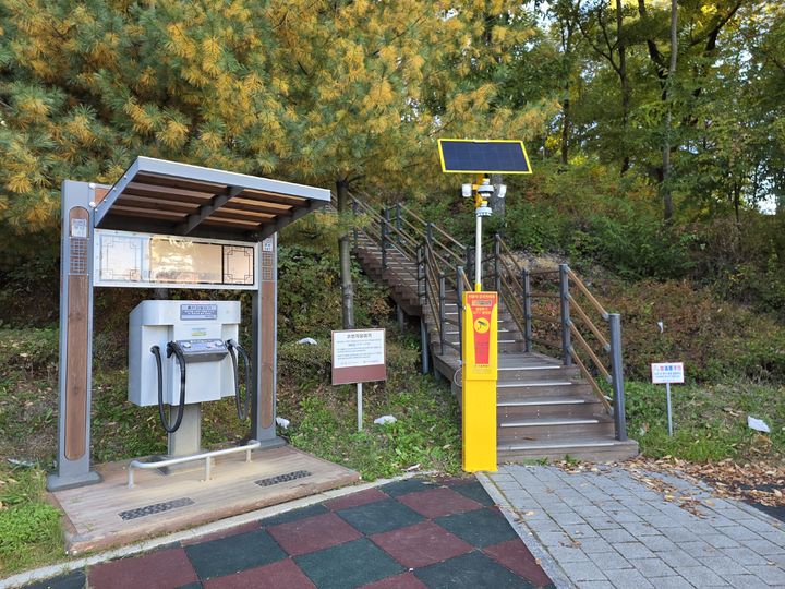 [진주=뉴시스] 국내 최초 360도 인공지능(AI) 영상감시장치 개발. (사진=텔레비트 제공) 2026.03.24. photo@newsis.com *재판매 및 DB 금지