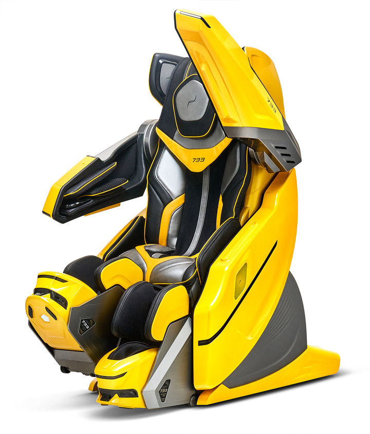 [서울=뉴시스] 바디프랜드는 24일 서울 강남구 도곡본사에서 런칭 콘퍼런스를 열고 팔과 어깨, 다리, 발목과 고관절까지 자유롭게 움직이는 웨어러블 AI헬스케어로봇 '733'을 공식 출시했다. (사진=바디프랜드 제공) 2026.03.24. photo@newsis.com *재판매 및 DB 금지