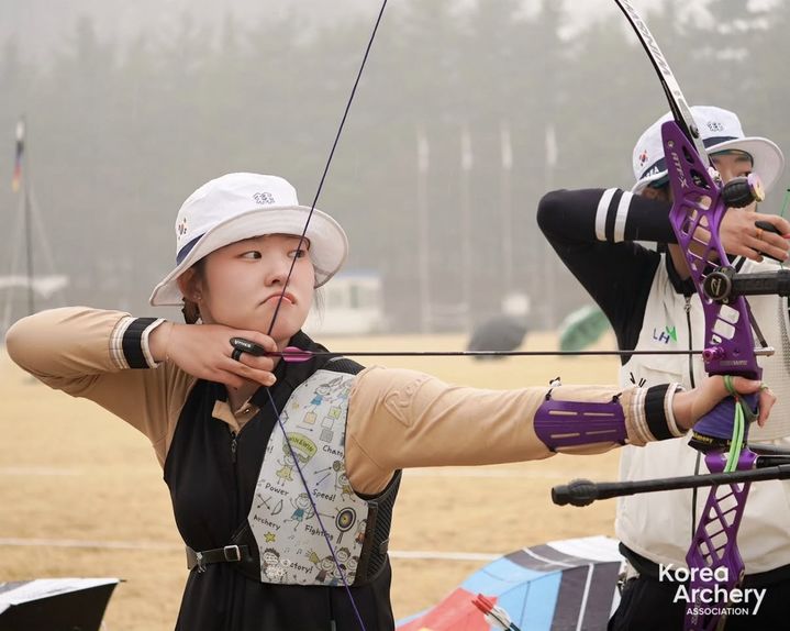 [여주=뉴시스] 양궁 국가대표에 최종 선발된 김서하(사진=여흥초 제공) 2026. 03. 24. photo@newsis.com *재판매 및 DB 금지