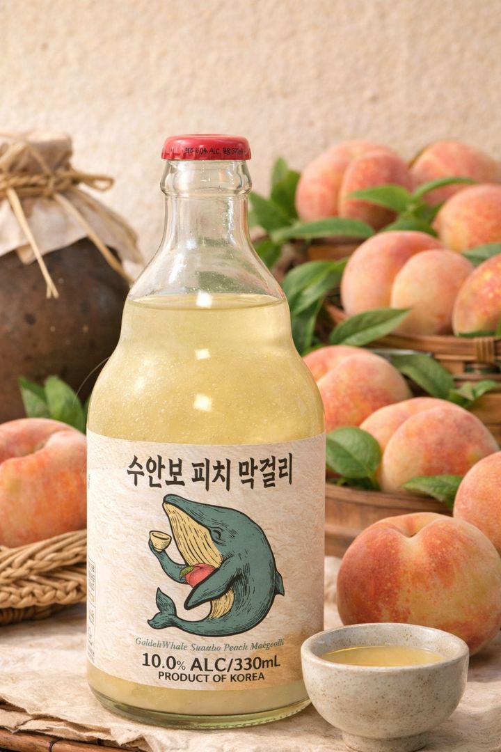 충주 수안보 피치막걸리 *재판매 및 DB 금지