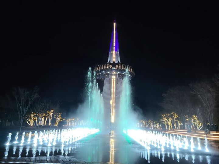 [대전=뉴시스]대전관광공사는 27일부터 한빛탑 음악분수, 미디어파사드 등 엑스포과학공원 야간 개장을 시작한다. 2026. 03. 24 photo@newsis.com *재판매 및 DB 금지