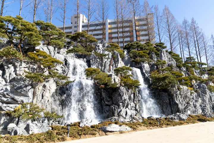 [뉴시스] 월드컵천 경관폭포. (사진=마포구 제공) *재판매 및 DB 금지