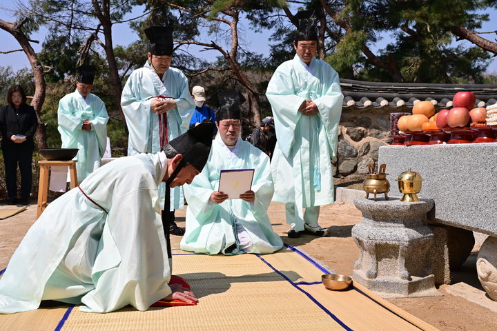 [수원=뉴시스] 다산 정약용 묘제(사진=경기문화재단 제공) 2026.03.24. photo@newsis.com *재판매 및 DB 금지