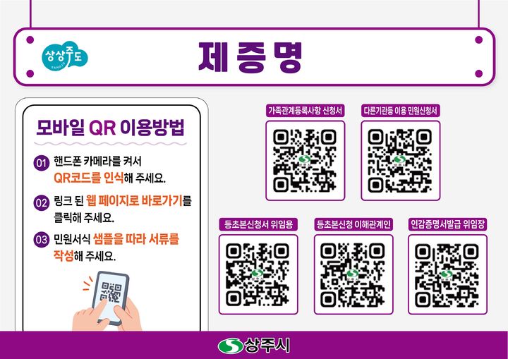 [상주=뉴시스] 민원서류 작성 예시 안내서비스 도입. (사진=상주시 제공) 2026.03.25 photo@newsis.com *재판매 및 DB 금지