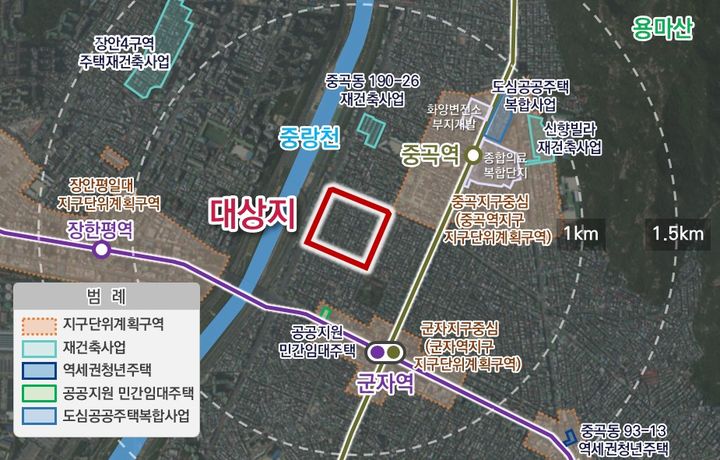 [뉴시스] 대상지 현황. (사진=서울시 제공) *재판매 및 DB 금지