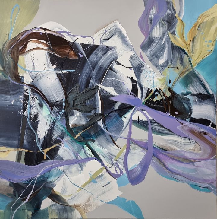 Landscape12, 110×110cm, Oil, acrylic on canvas, 250만원 *재판매 및 DB 금지 *재판매 및 DB 금지