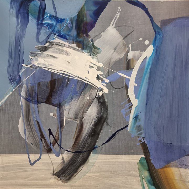 Landscape2, 80×80cm, Oil, acrylic on canvas, 120만원 *재판매 및 DB 금지