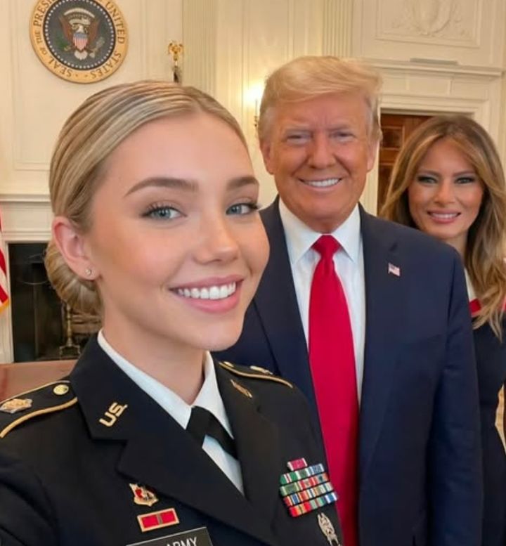[서울=뉴시스]이른바 '마가 드림걸(MAGA dream girl)'이라는 별명을 얻은 미 육균 장교 제시카 포스터의 사회관계망서비스(SNS) 계정을 두고 진위 여부와 관련한 논란이 확산하고 있다. (사진=인스타그램 캡처) *재판매 및 DB 금지