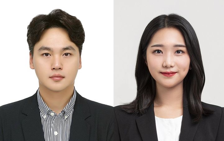 [구미=뉴시스] 박준용(왼쪽) 교수와 윤서한 제1저자. (사진=금오공대 제공) 2026.03.25 photo@newsis.com *재판매 및 DB 금지